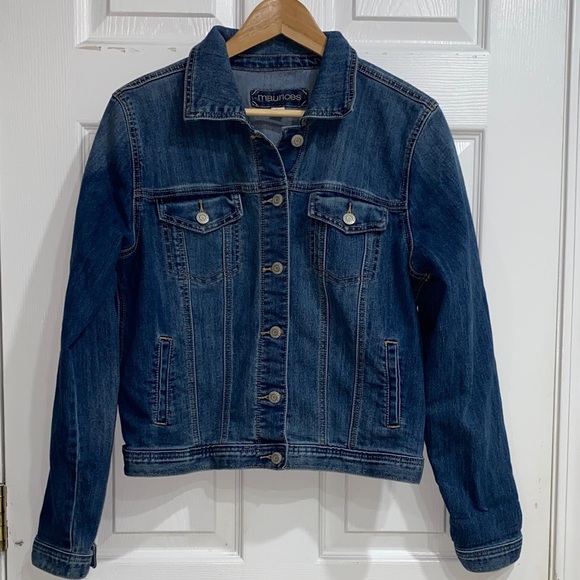Maurices Jackets & Blazers - Maurices Dark Blue Denim Jacket